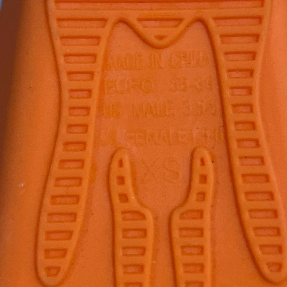 High-Visibility Orange Water Shoes for Aquatic Activities